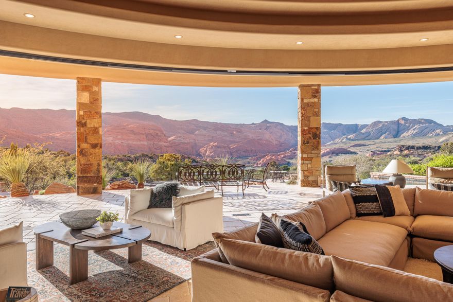 Exceptional luxury awaits you in this beautiful residence located in St. George's exclusive Ledges community! This 6,100 sq ft masterpiece is complete with 4 bedrooms, 5.5 bathrooms, and the most exquisite unobstructed view of Snow Canyon State Park. You'll love all the home has to offer including a private pool, theater room, high-end kitchen appliances, quality craftsmanship, and unrivaled beauty throughout the home. This is the home you've been waiting for, schedule your private showing today to view this exceptional home.