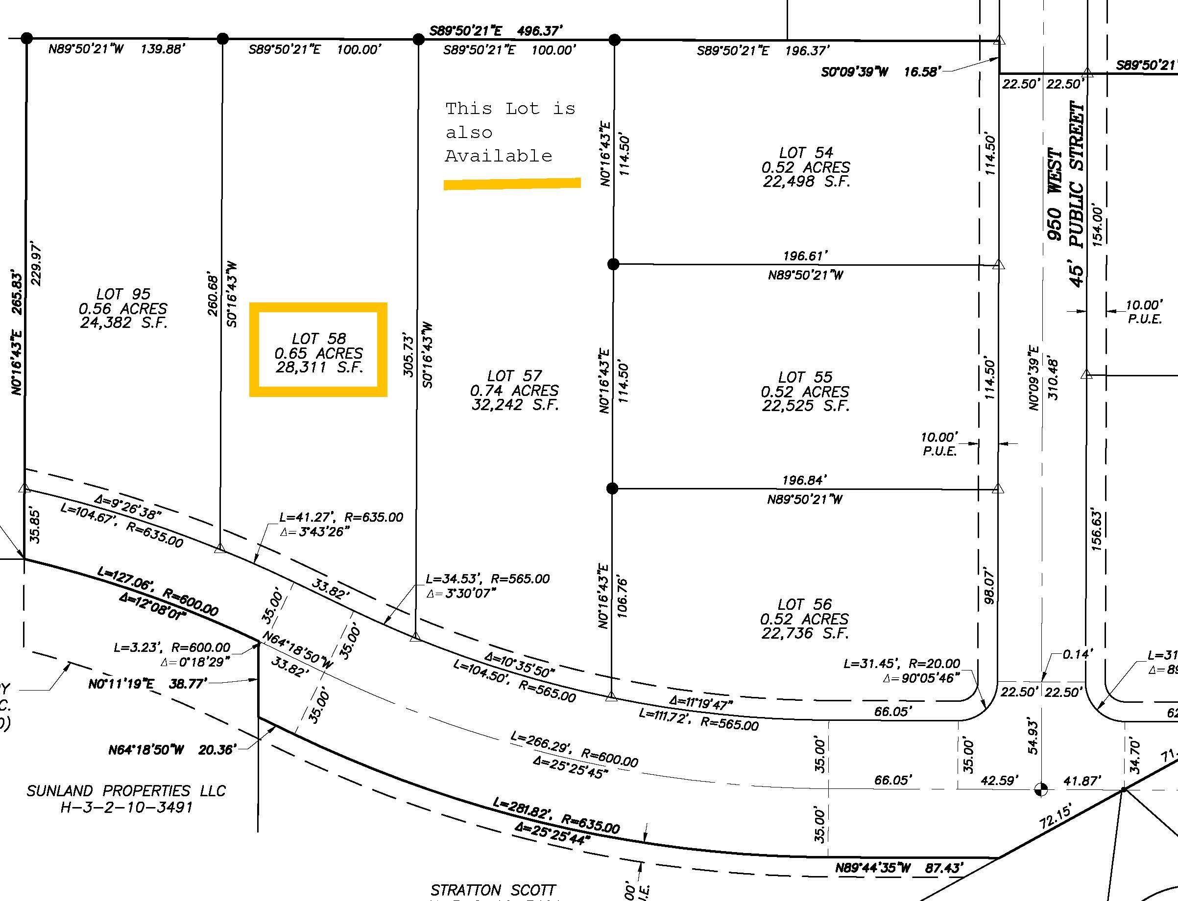 HURRICANE FIELDS ESTATES - Land