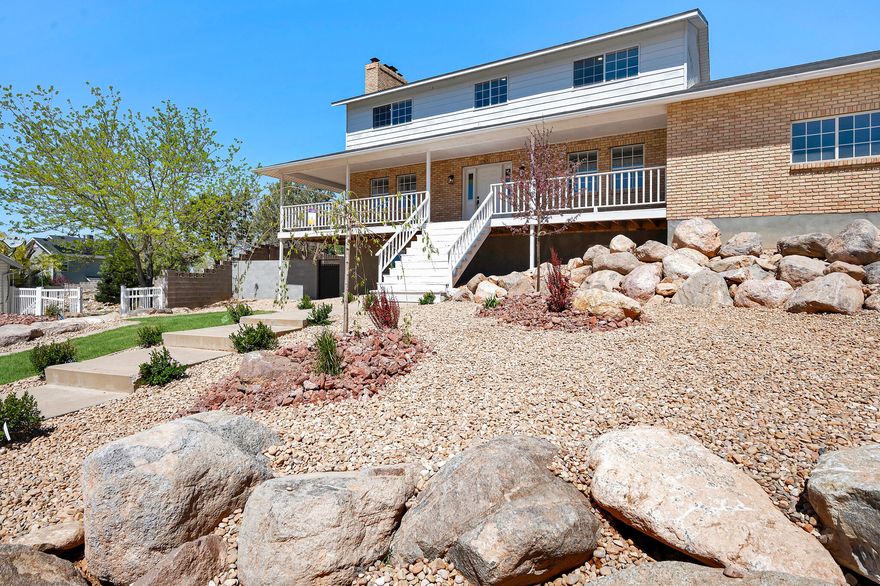 This beautifully remodeled home is in one of Cedar City's most sought-after neighborhoods! Perfectly situated on a desirable corner lot in Fiddlers Canyon, this property offers space,
flexibility, and an unbeatable location. ideal for entertaining and everyday living. The thoughtfully designed layout provides room for everyone, including a main-level bedroom with
an attached bathroom for added convenience. plenty of space for family or guests. The walk-out daylight basement is a standout, complete with its own bedroom, bathroom, living area,
and cozy fireplace?perfect for multi-generational living, guests, or potential rental use. Additional highlights include an extra-deep 3-car garage and **RV parking**, giving you plenty
of room for all your vehicles, toys, and storage needs. With its recent remodel, versatile layout, and prime location, this home offers endless possibilities in the heart of Fiddlers Canyon!