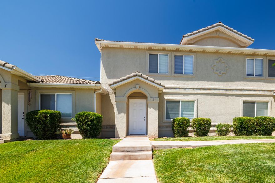 Charming and well-maintained townhome nestled in a quiet and friendly community in St. George, Utah. This delightful single-level residence offers the perfect blend of comfort, convenience, and low-maintenance living, making it an ideal choice. Feature upgrades include all new water heater, faucets, lighting, flooring, and appliances. This home is move-in ready.