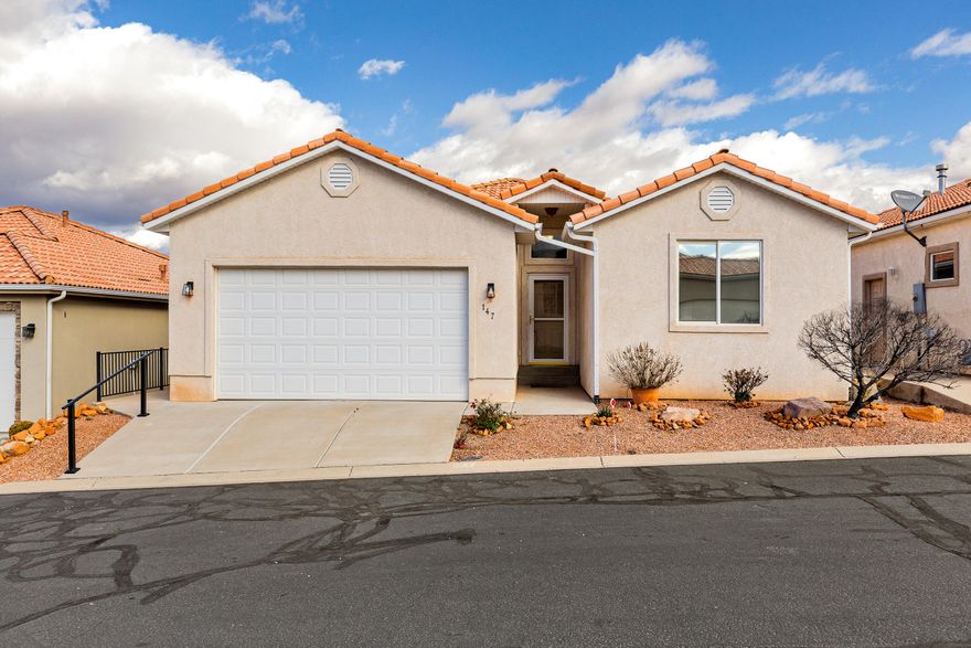 At the top of the hill, on a quiet street with unobstructed views for miles, you'll find this comfortable home with plenty of room for all. Square footage would allow room for a theatre room, game room, personal gym, or whatever your heart desires. The sky is the limit. Large windows, tall ceilings both upstairs and down, and spacious layout make for a luxurious feel throughout. Includes access to HOA amenities including clubhouse, fitness center, hot tub and indoor pool.