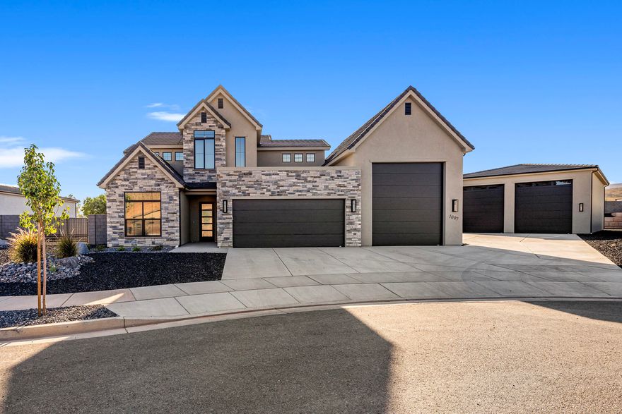 Your Dream Oasis Awaits You!
Stunning New Construction!
Where Starry Skies Meet Modern Convenience
Discover the perfect balance of peaceful country living and urban accessibility in this gorgeous Washington Fields home.  Quiet, private neighborhood where you can actually see the stars at night, yet just minutes from Costco, shopping, and dining.
Toy Hauler's Paradise!
This isn't just a home—it's a lifestyle headquarters for adventure seekers who refuse to compromise. Pool & Jacuzzi!  An attached RV garage for your main toys PLUS a massive 55-foot climate-controlled detached double RV garage, you'll finally have room for everything! Ask about SPECIAL BUILDER FINANCING INCENTIVES AND LET US BUY DOWN YOUR INTEREST RATE!!