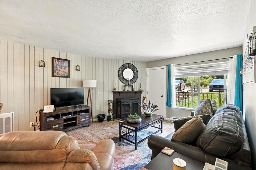 Welcome to this beautifully renovated first-floor condo, perfectly situated in the heart of Brian Head. This fully furnished unit is move-in ready and ideal for a vacation getaway, rental investment, or year-round mountain living. Recent renovations include new flooring, fresh interior paint, modern appliances, and updated furniture. The open-concept layout flows seamlessly from the living area to the kitchen and dining space, making it perfect for entertaining or relaxing after a day on the slopes. Enjoy the ultimate convenience of being within walking distance to Giant Steps, Brian Head's largest ski lift, the Brian Head General Store, and several popular local restaurants. Whether you're hitting the slopes, grabbing a bite, or exploring, everything you need is just steps away. Don't miss this rare opportunity to own a turnkey condo in one of Brian Head's most popular communities!