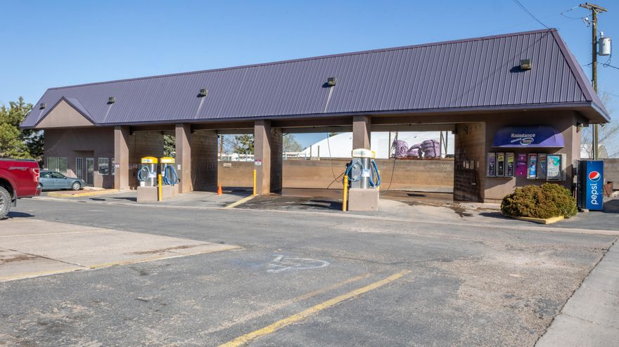This well-located 4-bay self-serve car wash in Cedar City, Utah presents a strong investment opportunity with long-term growth potential. Built in 1998 on 0.25 acres, the property includes four self-serve wash bays equipped with high-pressure systems, dual vacuum stations, and a vending area for added passive income. An attached office space offers flexibility for on-site management, retail use, or additional rental income. Building sits in a high traffic commercial corridor.

Investors will appreciate the opportunity to enhance revenue through service upgrades, digital payment integration, or the addition of automated systems. This asset offers potential income in a fast-growing Southern Utah market.