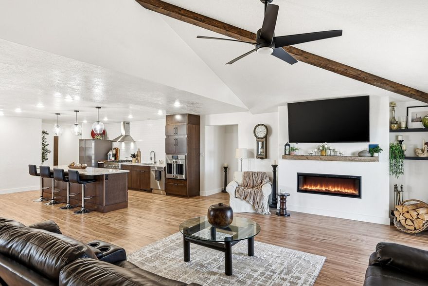 Located in the highly desirable Fiddlers Canyon subdivision, this beautifully updated Cedar City home blends modern style with a flexible, functional layout. Recently remodeled both upstairs and downstairs with contemporary touches, the home is clean, current, and move-in ready. The floor plan features two master suites and a bright, open living space ideal for entertaining guests or just at home relaxation. The walk-out basement provides easy outdoor access and extra versatility for entertaining or separate living space. Upstairs bathrooms are enhanced with skylights, filling the home with natural light. Outside, enjoy the rare bonus of three separate exterior storage areas — perfect for tools, outdoor gear, seasonal items, or hobby space. Located near trails, parks, and city amenities, this property offers the best of Fiddlers Canyon living with modern comfort and practical design.

A standout opportunity in one of Cedar City's most sought-after neighborhoods.