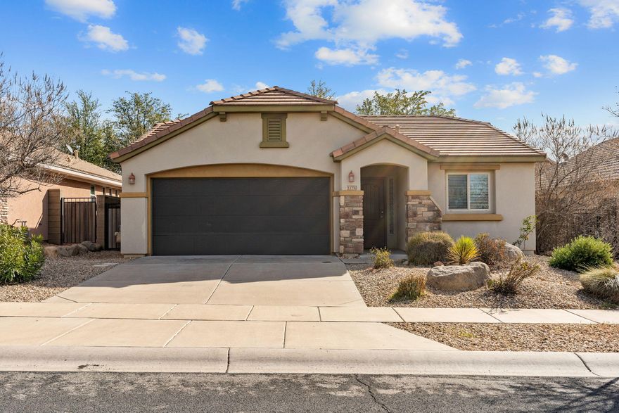 Welcome to Highland Park at Coral Canyon! Some of the BEST amenities in the county and just minutes from a walking/bike trail system over 10 miles long! 

This home is 3 Bedroom, 2 Bath single-level home, so everything is on one floor, which makes it super convenient. 

The living and kitchen areas connect, making it a great space for everyday living and easy entertaining. 

Big windows look out to the backyard and let in lots of natural light. The backyard is fully landscaped with gravel and mature desert plants, plus a patio and privacy! 

Homes in Coral Canyon are really popular, so this one probably won't be available for long.

Great starter home, 2nd home or rental/investment property.