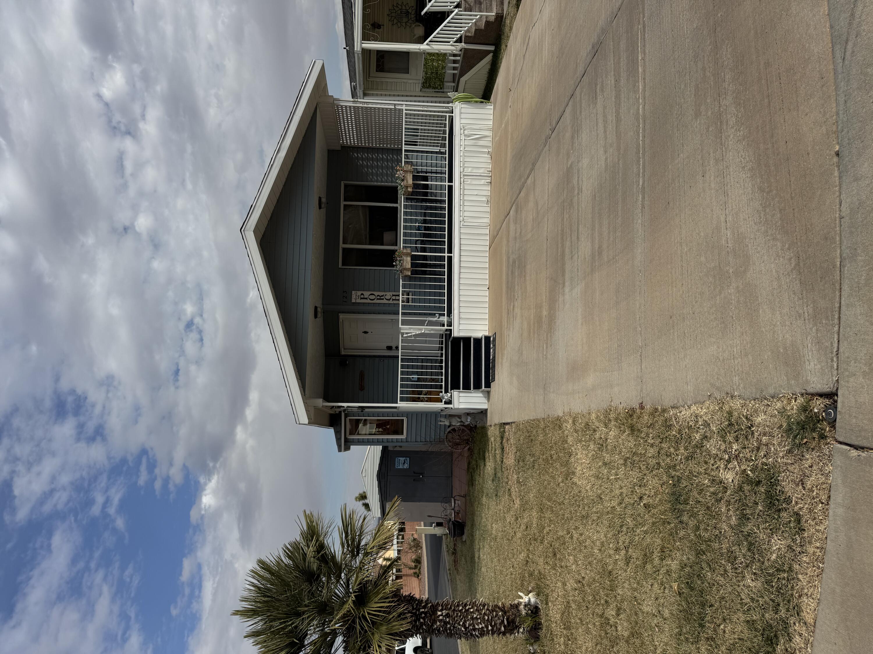 CLEAN, SPACIOUS, and lots of STORAGE are just some of the ways to describe this beautiful STICK-BUILT home, located in Canyon Breeze RV Resort.  (This is NOT a mobile/modular home.)  One bedroom/one bath with a bay window area, open living area, kitchen with lots of cupboards and roll-out shelving, laundry/utility room with washer/dryer hookups, storage under the home, and outdoor shed with power.  New paint indoor and out, new roof, beautiful red rock views from deck!  Late afternoon showings are best and appointments preferred.