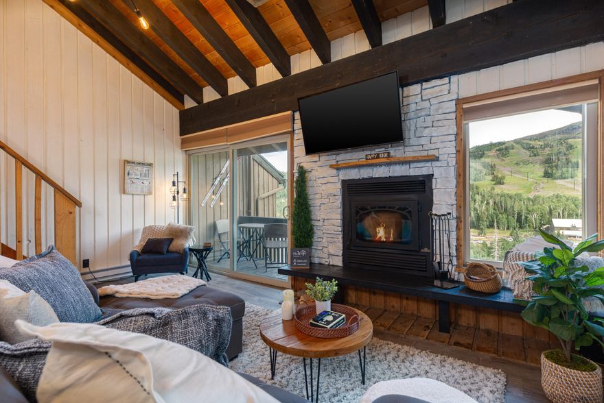 Cozy Mountain Retreat with Stunning Views - Turnkey & Rental Ready! Welcome to Bear Paw Run A-3, a top-floor, fully furnished mountain getaway with unbeatable views of Giant Steps Ski Lodge! This charming and unique 1-bedroom + loft (both with king beds), 2 bathroom ski cabin is the perfect place to make memories year-round. With its inviting neutral décor and cozy cabin vibes, this space is ideal for families, outdoor lovers, or savvy investors seeking a vacation rental. Enjoy panoramic mountain views right from your living room and private deck—or step out the door and onto hiking and biking trails for  true hike-in/hike-out access.
This turnkey unit has been thoughtfully updated.  Make it a full time retreat or an amazing getaway for memories.
(FYI Check out Brian Head City shuttle)