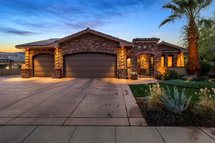 Every detail of this exceptional home tells a story of intentional design and uncompromising quality. Built with superior 2x6 construction and upgraded insulation, the home's bones are as impressive as its finishes -- setting a standard that carries through every room.
Inside, Brazilian Cherry hardwood floors anchor the space with warmth and elegance, while custom ceiling treatments finished in gold-fleck paint add an unexpected touch of artistry overhead. The radius stairway, dressed in hand-crafted custom railing, welcomes you and your guests the moment you step through the door.
Thoughtful design meets everyday practicality with abundant built-in storage throughout, while a professionally designed water feature brings a sense of serenity to your backyard paradise. And then there are the views -- the kind that stop you mid-sentence and remind you exactly why you love living here.
This is a property that simply must be experienced in person. Words can only go so far.