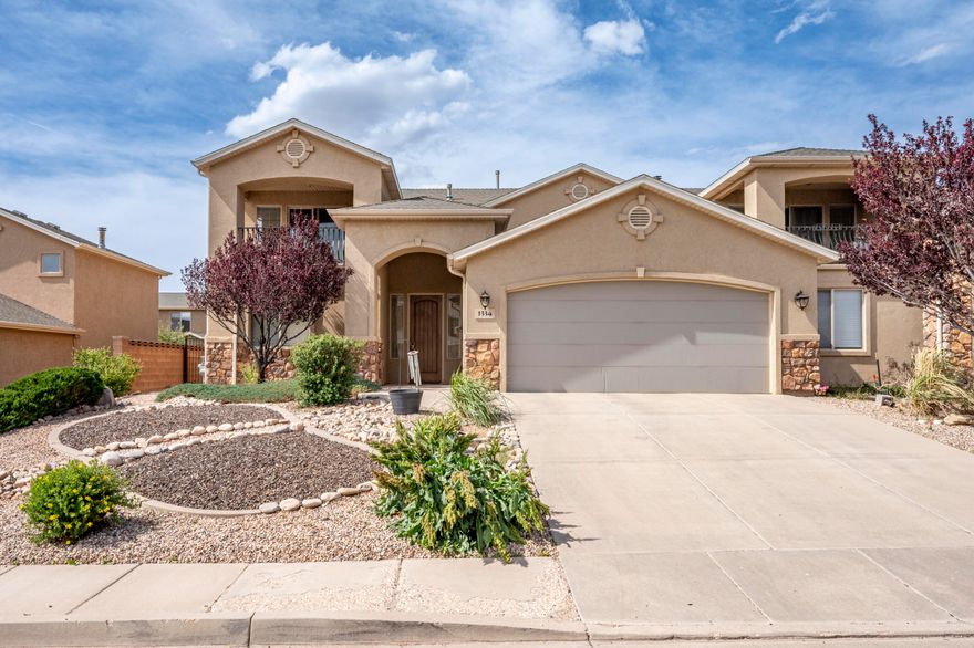Flexible, functional, and move-in ready! This home offers thoughtful living across two levels with 1 bedroom, a full bath, and laundry on the main floor, plus 3 additional bedrooms and 2 bathrooms upstairs. Enjoy a cozy gas fireplace in the living room, granite countertops and tile floors in the kitchen, and a built-in desk on the main level, perfect for a home office or homework station. The spacious primary bedroom is a true retreat with an ensuite bath and private balcony showcasing incredible mountain views. Step outside to a fully fenced backyard complete with a custom pergola and dedicated garden area with grow boxes. Conveniently located on the south end of Cedar City near Providence Center shopping and dining, with Southview Trailhead access right out your front door. No HOA! As you arrive, the home's attractive curb appeal immediately stands out with a combination of stucco and stone accents that give the exterior an elevated feel. The south-facing orientation is not only inviting but also practical, helping encourage natural snow melt during the winter months. Low-maintenance landscaping adds to the clean and welcoming appearance while keeping upkeep manageable year-round.

Step inside to an inviting foyer featuring elevated ceilings, durable tile flooring, and a convenient coat closet just off the entry. Straight ahead, the dining area creates a natural gathering space and is perfectly positioned with sliding glass doors that provide easy access to the backyard. The dining area flows seamlessly into the kitchen, where you'll find granite countertops, ample cabinetry, tile flooring, and a spacious corner pantry that offers excellent storage and functionality for everyday living or entertaining.

The living room feels bright and comfortable thanks to expansive windows that allow natural light to pour into the space. A cozy gas fireplace creates a warm focal point, making the room feel inviting throughout every season.

Just off the entry, the main-level bedroom offers excellent flexibility depending on your needs. Whether used as a guest room, home office, workout space, or additional bedroom, the layout allows for a variety of options. This room connects to a full bathroom with secondary access near the laundry area. Nearby, a built-in desk area provides the perfect location for a home office, homework station, craft area, or organization space.

Upstairs, you'll find three additional bedrooms and two full bathrooms, including a spacious primary suite designed to feel like a true retreat. The large bedroom features private access to its own balcony where you can enjoy incredible mountain views and peaceful mornings or evenings outdoors. The ensuite bathroom offers dual sinks, a glass-paneled shower, a separate soaking tub with a "spa-like" feel, and a generous walk-in closet with plenty of storage space.

The backyard was designed with both relaxation and functionality in mind. A covered patio leads to a beautiful custom pergola situated on stamped concrete, creating an inviting outdoor living and entertaining area. The fully fenced yard offers privacy and security, while a side gate provides convenient backyard access. Garden enthusiasts will appreciate the dedicated garden space complete with grow boxes, offering room to grow flowers, herbs, vegetables, or customize the area to fit your outdoor lifestyle.

The attached 2-car garage is currently used for parking, storage, and a workout space, showing the versatility and the options available to you. In addition to the garage, the concrete driveway provides off-street parking, with additional street parking available directly in front of the home for guests or extra vehicles.

One of the added benefits of this property is that there is no HOA, giving homeowners more flexibility without monthly association dues. CC&Rs are in place to help preserve the overall appearance, charm, and upkeep of the neighborhood. Per the CC&Rs, short-term rentals are possible, providing additional flexibility for owners looking for investment or rental opportunities.  

Located on the south end of Cedar City, this home offers quick access to I-15, shopping, dining, and everyday amenities, including the nearby Providence Center. Outdoor recreation is truly at your doorstep with the Southview Trailhead located just steps away. This extensive trail system offers approximately 30 miles of trails designed for mountain biking, hiking, and trail running, making it easy to enjoy Southern Utah's incredible scenery and active lifestyle year-round.

3 minutes to I-15
5 minutes to restaurants and shopping at Providence Center
7 minutes from Southern Utah University
8 minutes to Downtown Cedar City
11 minutes to Cedar City Regional Airport
13 minutes to Cedar City Intermountain Hospital
45 minutes to St George
2.5 hours to Las Vegas
3.5 hours to Salt Lake City