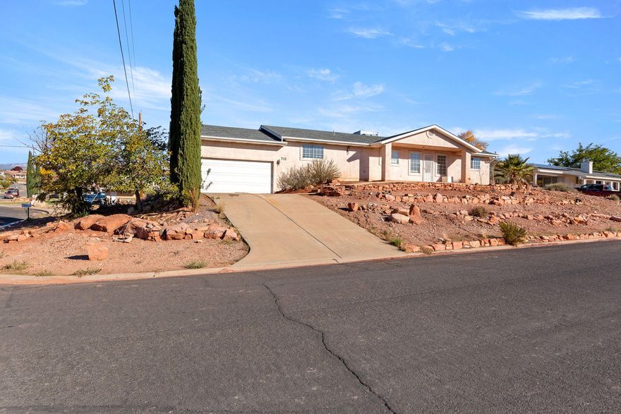 Welcome to this inviting 3-bedroom, 2.5-bathroom single-level home set in a desirable neighborhood with no HOA. The layout offers comfortable living and dining areas alongside a functional kitchen designed for everyday convenience.

All three bedrooms are conveniently located on the same level, including a spacious primary suite with its own private bathroom and generous closet space.

Outside, enjoy the easy-to-maintain landscape and the large driveway, ideal for extra vehicles, trailers, or guests. The backyard offers plenty of space to garden, play, or relax—and also provides potential to add an additional dwelling unit (ADU), giving buyers valuable flexibility for future expansion, guests, or rental opportunities (buyer to verify).