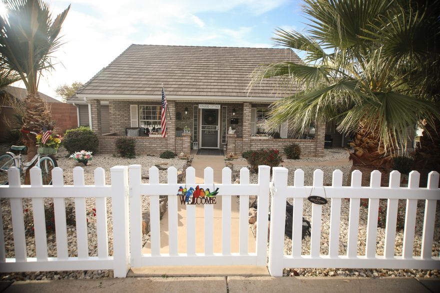 Beautifully updated home with split floor plan and fully enclosed yard on a large corner lot. The home has been upgraded with new flooring throughout (LVP, Carpet), new kitchen cabinets, with quartz countertops, new appliances, new fixtures. Enjoy the main living area with spacious 15 foot ceiling and views of the fully enclosed backyard. Primary bedroom has a large walk-in closet and private french doors to the backyard. Large covered patio provides the perfect sitting area to enjoy outdoors. The driveway has a large concrete pad to park your boat, RV, additional vehicles. Prime location close to hospitals, shopping and restaurants. NO HOA!