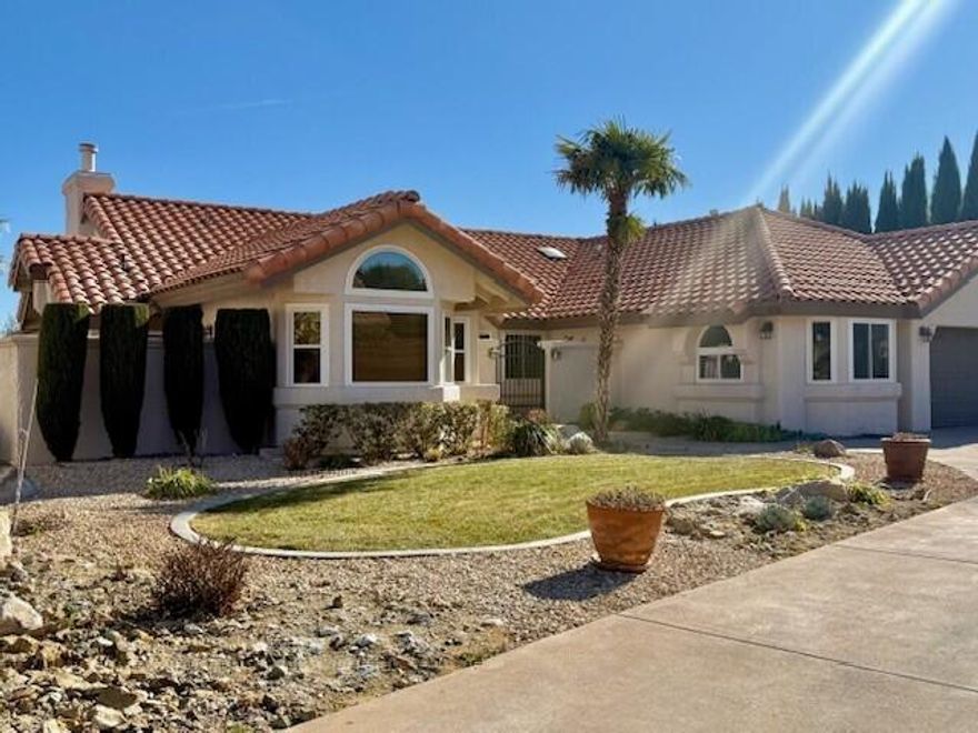 A wonderful Fairway Hills golf course home located high above the 9th tee and fairway with great views.  The home has been very well maintained and upgraded though out ownership.  All new windows,  HVAC, tankless hot water heater, flooring, (new carpet in great room 2-26), & new exterior & interior paint.  New replumbing throughout.  Both bathrooms (remodeled most work done 2024-5).  Solid surface counter tops in kitchen, newer appliances.  Re-landscaped Large covered east facing patio with terrific views. Back yard is located 15-20 feet above the golf course for privacy. Huge driveway for off street parking guests. (Information deemed reliable, buyer to verify)