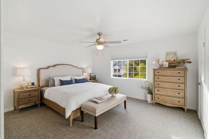 OWN YOUR OWN PIECE OF SUNSHINE. Fully updated townhome with spacious rooms, storage & park like setting. Updates include: quartzite countertops, newer SS appliances, newer tile, carpet & paint throughout, new ceiling fans, plumbing fixtures, etc. Large living area  & huge primary bedroom means low maintenance, simple living does not require compromising size, style or comfort. Private gated patio with 15' walk to covered reserved parking spot. Prettiest landscaped community in town with exceptional green space and views from every window. PRICE REFLECTS UPDATES, LOCATION & CONDITION. PERFECT FOR MAINTENANCE FREE LIVING, MEDICAL STUDENTS, INVESTORS, FIRST TIME HOME BUYERS, SECOND HOME OWNERS, GOLFERS!  SEE VIRTUAL TOUR.