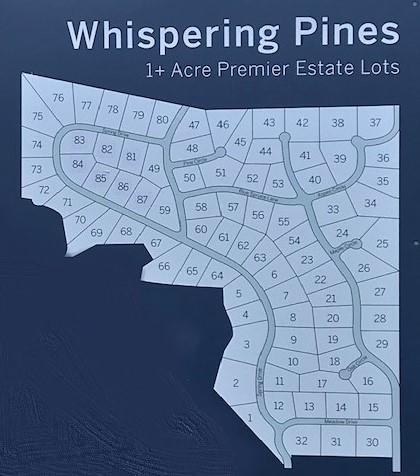 WHISPERING PINES SUB - Land