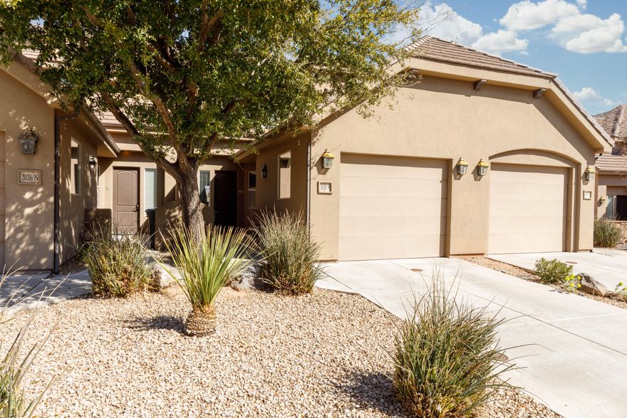 This beautiful townhome is part of a nightly rental community that offers resort style amenities, like two large pools and two spas. Situated on a premium lot, there is a large open space behind the home, offering privacy, light, and views from the back patio. Included with the home are turn-key essentials like furniture, washer/dryer, kitchen appliances, and water softener.
Zoned for nightly and short term rentals, this property could be used as an investment or a personal getaway to enjoy all things Southern Utah.