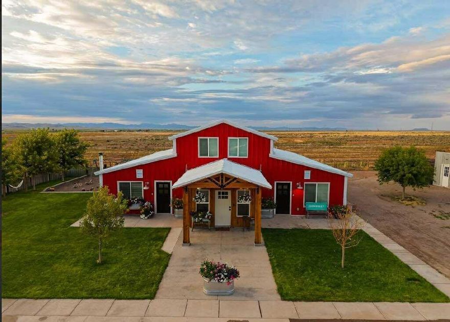 Welcome to a truly unique and versatile property that blends rural charm with modern infrastructure, designed for those who dream of space, sustainability, and opportunity. Situated on 2.34 private acres with the potential to double your land through an adjacent 2.34-acre parcel also available for purchase, this property is more than a home - it's a lifestyle.

With 4 spacious bedrooms, den, 2.5 bathrooms, and 3,500 square feet of thoughtfully planned living space, this home offers ample room for families of all sizes, multi-generational living, or even the possibility of converting into a duplex or multi-family dwelling thanks to forward-thinking design and infrastructure. Also includes: 400-amp electrical service, 600 ft private well, 2.5 acre feet of water, septic with capacity for two homes on property, 48x60 ft corrals and lamb pen, hay barn and old grain bin shed, vegetable garden and seasonal pumpkin field, and indoor/outdoor dog facility, and field thats dimensions are 328x140ft and would be perfect for an arena. This is a MUST SEE!!!