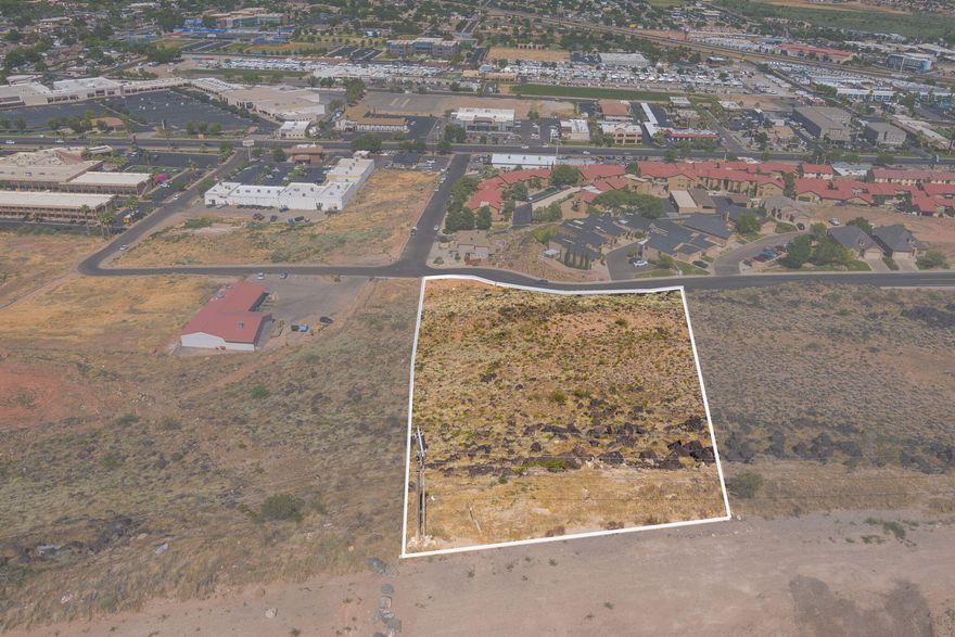 Prime location within the thriving St. George area, offering promising potential for future commercial or professional development, subject to city approval. Zoned R-1-10, allowing for versatile development or long-term land investment opportunities. Strategic positioning supports business visibility and growth in an expanding market. Buyer to verify all information including zoning, permitted uses, utilities, access, boundaries, and development feasibility.