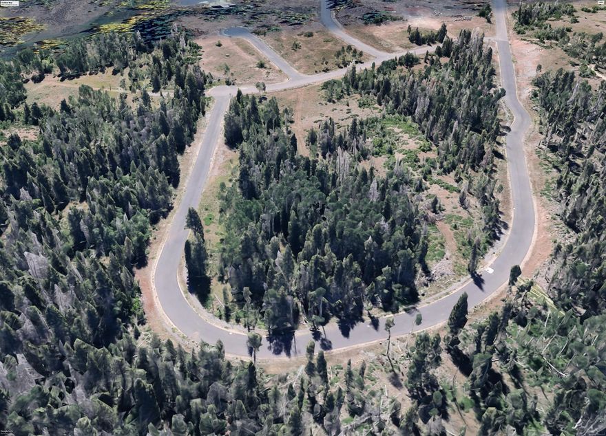 This beautiful corner mountain lot is heavily wooded and may be the best lot in Whispering Pines. Perfect for your dream cabin. Listing information deemed reliable, buyer to verify.