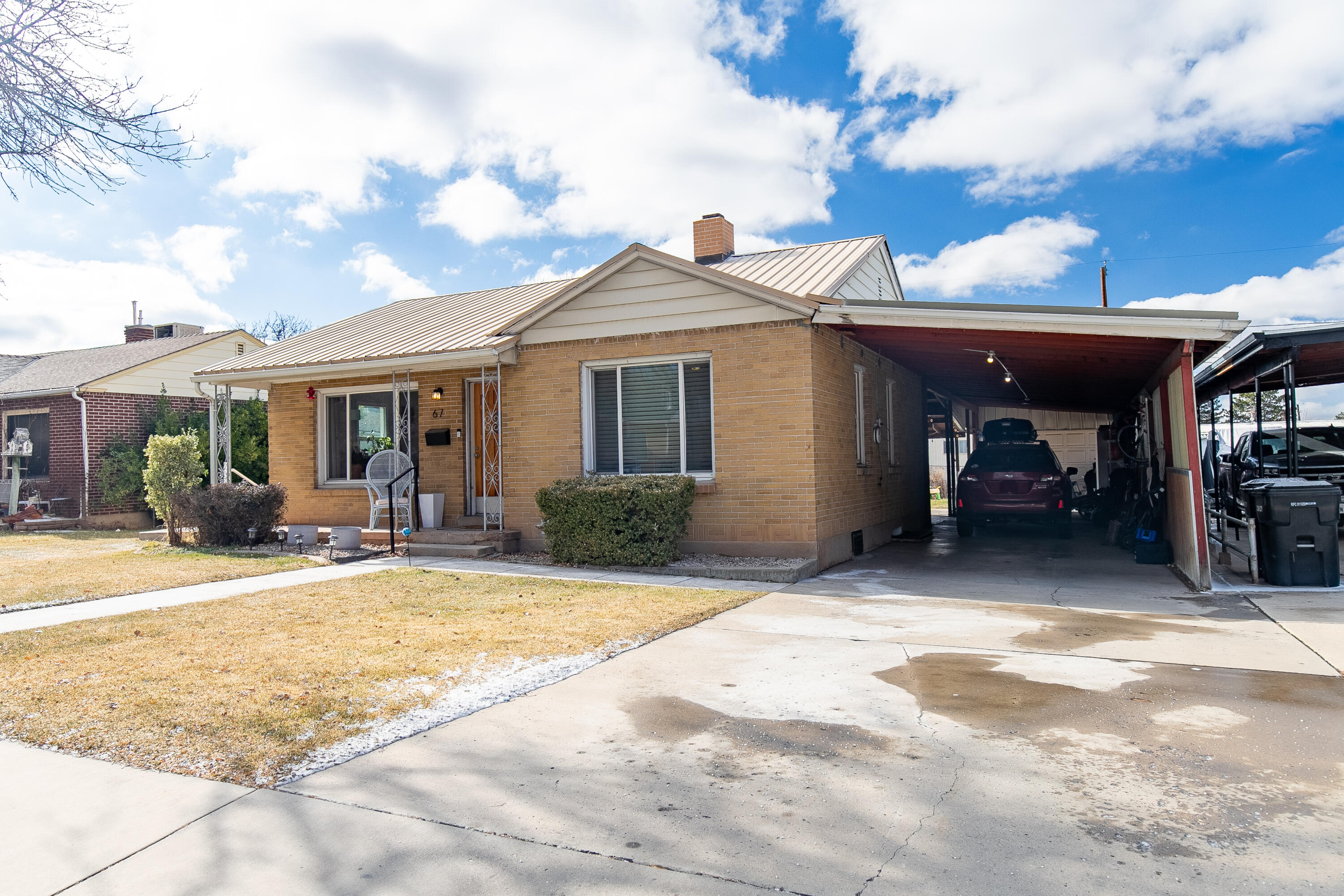 Welcome to 67 N 1150 W, Cedar City, Utah - a delightful home with endless possibilities! Perfectly situated in a sought-after neighborhood just steps from Southern Utah University, this home offers an incredible opportunity for homeowners and investors alike. This 2,028 sq. ft. gem features 2 bedrooms and 1 bathroom on the main level, a spacious front room, and a large living room. The open, sunlit kitchen is lined with oversized windows that fill the space with natural light, creating a warm and inviting atmosphere. The basement boasts an additional bedroom, bathroom, and a fully equipped second kitchen - ideal for a rental setup, in-law suite, or hosting guests. Best of all, this property is already cash-flowing as a rental, making it a fantastic investment opportunity! The property sits on a generous 0.18-acre lot, complete with a large backyard perfect for outdoor gatherings, gardening, or creating your dream outdoor space.

Built in 1951, this home combines vintage charm with modern convenience. With 1,110 sq. ft. on the main level and 918 sq. ft. in the basement, there's plenty of space for living and entertaining.

Whether you're looking for a cozy home near the university or a great rental opportunity, this property is a must-see. Don't miss your chance to own a piece of Cedar City in an unbeatable location!