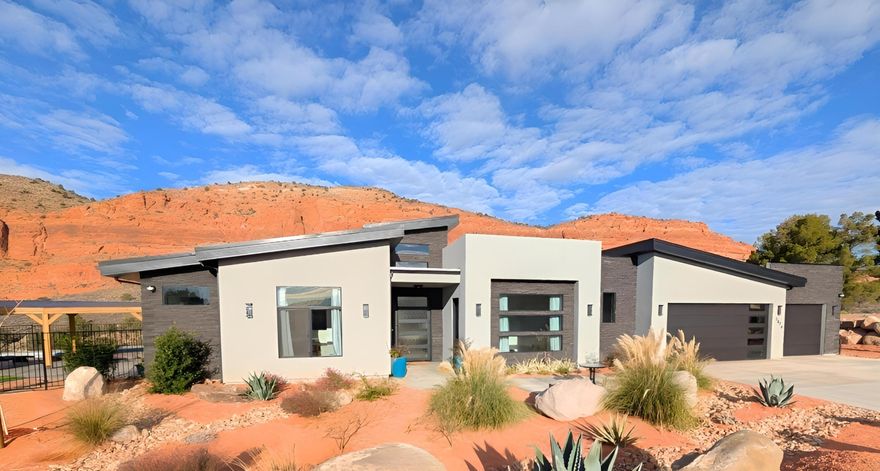 November-January: $6,000 per month
Normal Rate: $7,500 per month
Beautiful home with Pool located against the red cliffs of Leeds, Utah. Surrounded by the red rock, there are many outdoor activities for you to enjoy all year around. This four bedroom house comes  fully furnished and ready to become a home to you and those closest to you. 

Owners will pay all utilities. additional pool heating will be at the tenants expense.

This home boasts two large smart TVs. One 66'' in the Master Bedroom and one 84'' in the Living Space.

This home uses StarLink Internet.

This home has a tankless water heater and always has hot water on demand.