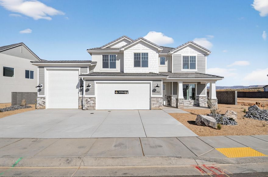 MOVE-IN READY! Come see our Magdalena floorplan featuring 4 bedrooms, 2.5 baths, a loft & flex room AND an RV garage. This home has it all and is just minutes from Sand Hollow Reservoir. Discover the brand-new community Legacy at Sand Hollow, where adventure and serenity meet. Introducing our This neighborhood was designed for those who love life outdoors. Imagine evenings spent under the stars, weekends at the lake, and mornings with mountain views right outside your door. Carefully tucked away for privacy, yet only about 10 minutes from your nearest grocery store and everyday essentials, this community offers the best of both worlds. With low HOA fees, and thoughtfully designed homes, it's an ideal place for anyone seeking the best that Southern Utah has to offer.