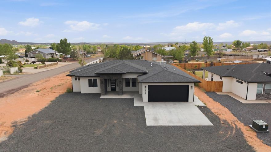 Welcome to this exceptional, newly built home, offering the perfect blend of modern luxury and comfort. It is 4 bedrooms 3 bathrooms, including a Primary bedroom and an additional bedroom with its own bathroom.
The open-concept living area is bright and inviting, with plenty of natural light and easy access to the backyard. The kitchen is well-equipped with modern appliances, plenty of cabinet space thanks to the large island with cabinet storage on both sides.
The primary bedroom features a walk-in closet and dual vanity's. The additional bedrooms are roomy and offer plenty of closet space for your needs.
It has a 2 car garage, a cozy front porch, and is located on a .30 acre corner lot that faces the stunning red mountains. This property is priced under appraisal value giving you instant equity!
Ask about our preferred lender incentives to see how you can make this amazing home your own!