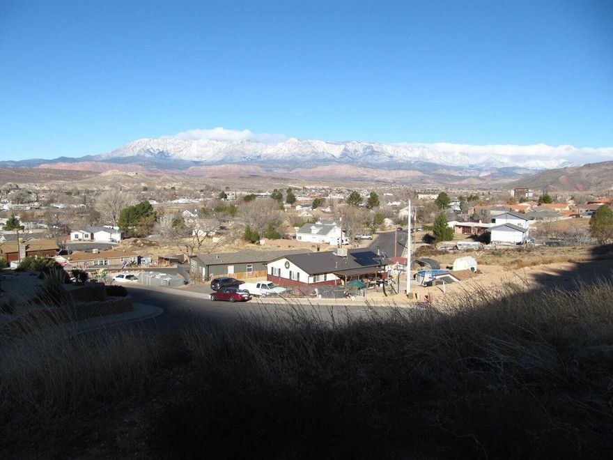 Cul de sac lot sitting high on top to enjoy Beautiful unobstructed views of Pine Valley Mtn, the city, & rolling hills. No CCR's or HOA. Bring your own builder or the seller!  Floorplan available to fit the parcel