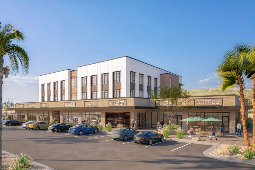 Proposed retail suite within a new mixed-use development scheduled to break ground Fall 2026. Anticipated to be nearly ±1,500 SF, subject to final design and approvals. The development is planned to include retail and office space in a high-visibility, freeway-adjacent location within a rapidly growing commercial corridor near major national retailers. Projected features include on-site parking and signage opportunities; all details are preliminary. Lease rates, CAM/NNN charges, and final suite configurations are TBD. Listing is subject to change. Please contact listing agent for additional information. Information deemed reliable but not guaranteed; tenant to verify.