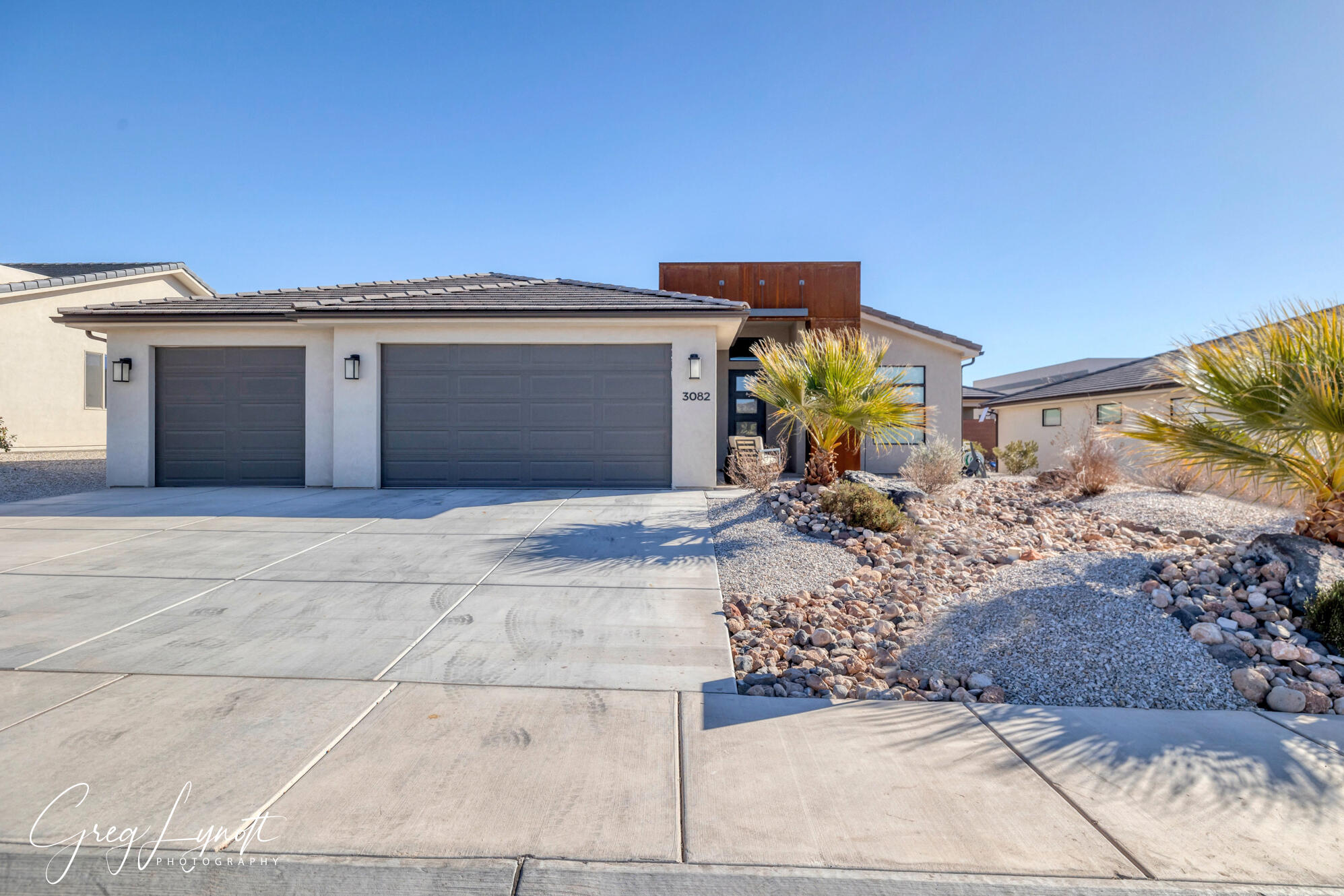 Nicely upgraded and cared for single story home in the beautiful Desert Vista community of Desert Canyon.  3 large bedrooms with a den/office that could easily be converted into an extra bedroom if desired.  New contemporary fireplace, matching black appliances, beautiful backsplash and upgraded cabinetry!  Large 3 car garage with newly epoxied floors.  HOA includes partial yard maintenance, pickleball court and pool access.  You'll want to see this home!!