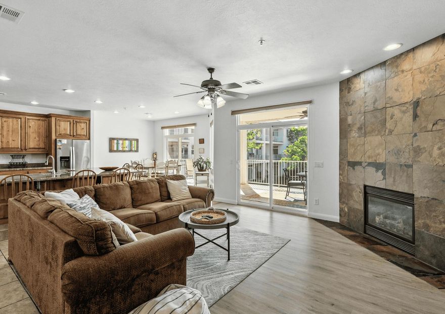 Rare Vacation Rental Condo option, with 3bd 3 baths! & elevator. This large and amazing Condo has rented well for that last couple years. has been updated and is turn key ready, with a  large pool & play ground  and weight room just behind. It gives you that full Resort feel with the surrounding palm trees. Just a small walk to water fall  pool & hot tub and then you have more pools indoor/outdoor with a slide, splash pad, pickle ball courts & Tennis courts at the front of complex. Condo also includes a 1 car garage, plus a ton of parking. Close to The Gap & Dirt MTN biking trails just West of complex.