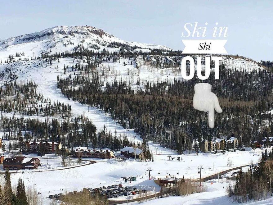 A completely remodeled 1 Bedroom/1 Bath unit with rare ski-in/ski-out access in Brian Head. Skiing, biking & hiking is all at your doorstep. It is fully furnished with a queen bed that includes WiFi and a 50' Roku TV. The kitchen is updated, modern and an L-shaped counter. It is fully stocked and all cooking supplies will be left for the new owner. This unit is on the 2nd floor and not at the base of the building which sits on a concrete slab. Base units here are very difficult and expensive to heat. This condo building is extremely pet friendly. There is a front balcony and a back deck. Deck, slider, siding, front door and window is all new. Condo is ready for personal use or for vacation rentals. Vacation rentals are popular with rare ski in/ski out access and buildings that allow pets.