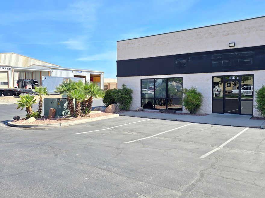 3804 square feet show room/office/ warehouse with loading dock and drive in garage door.$3602 per month plus $995 CAM per month. $4000 deposit. Available now