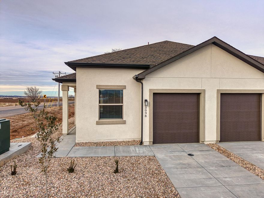Be the first to pull in the driveway of this beautiful newly completed duplex home. Featuring the Vega floor plan, thoughtfully designed and built by Carefree Homes - Southern Utah's trusted builder. Carefree delivers service that exceeds our home buyers' expectations before, during and after the sale! Whether you're planning to live in one unit and rent the other, invest in both, or create a multi-generational living space, these homes are a must-see. From our dedicated field team to our in-house staff and experienced sales agents, we are committed to providing you with nothing short of an Exceptional Experience. Our commitment doesn't end at closing. With an extensive warranty program and ongoing support, we're here long after you move in. All info to be verified by buyer and agent. This beautiful new construction duplex home features the 4 bedroom + Loft Solstice floor plan, thoughtfully designed and built by Carefree Homes - Southern Utah's trusted builder. Carefree delivers service that exceeds our home buyers' expectations before, during and after the sale! Whether you're planning to live in one unit and rent the other, invest in both, or create a multi-generational living space, these homes are a must-see. From our dedicated field team to our in-house staff and experienced sales agents, we are committed to providing you with nothing short of an Exceptional Experience. Our commitment doesn't end at closing. With an extensive warranty program and ongoing support, we're here long after you move in. All info to be verified by buyer and agent.

More: 

These brand-new, duplex units offer the perfect blend of style, functionality, and income potential. Don't miss this opportunity to own beautiful new construction in one of Utah's most vibrant and expanding communities. Schedule your private showing today and let us help you take the next step toward your future home or investment!  HOA includes Internet.