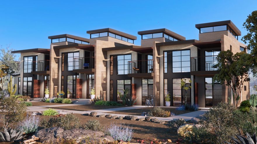 Arro Residenes. A Tribute Portfolio Residence. This brand-new, thoughtfully designed interior townhome features 3 bedrooms, 3 bathrooms, and a covered deck perfect for relaxing and entertaining. Enjoy a modern, state-of-the-art interior, included appliances, with an option to  access fantastic community amenities including a resort-style pool, fitness center and pickleball courts. *Hotel Arro, Kanab, A Tribute Portfolio Residence is not owned, developed or sold by Marriott International, Inc., or its affiliates (''Marriott''). MW - Kanab LLC uses the Tribute Portfolio marks under a license from Marriott which has not confirmed the accuracy of any of the statements or representations made herein*