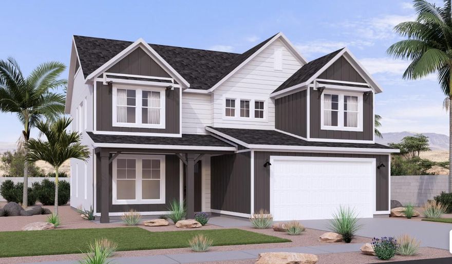 Bosa Plan Desert Cottage Elevation