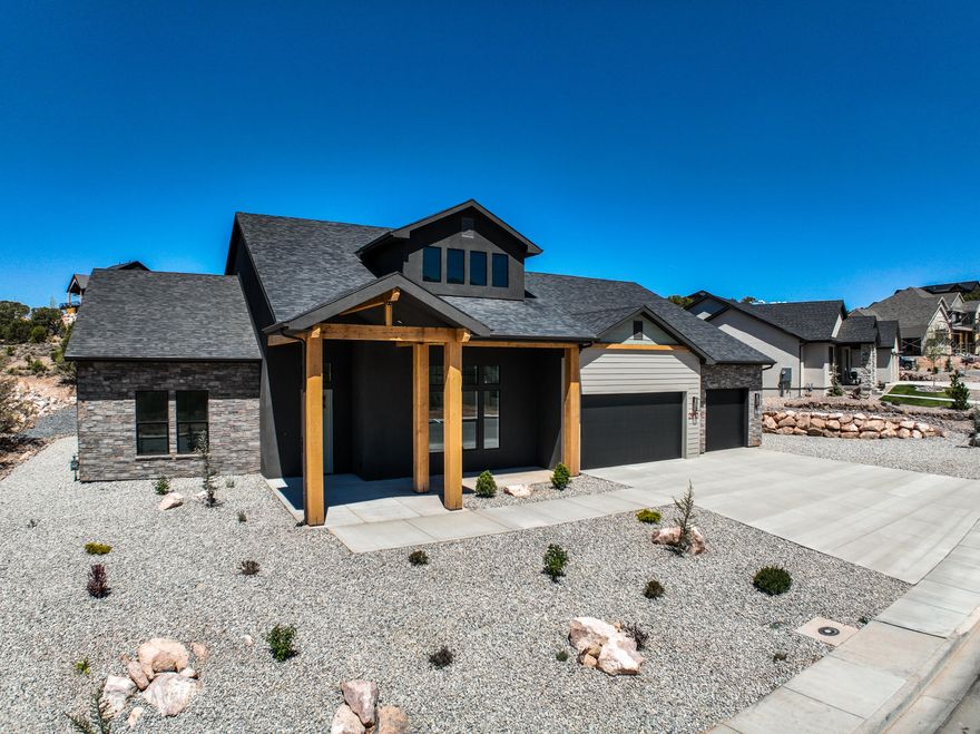 Brand new construction on Cedar City's west side with views and room to grow. Located at 2910 W. Rock Ridge Dr., this single-level home offers 4 bedrooms, 2.5 bathrooms, and a smart, open layout designed for modern living. Sitting on a .32-acre lot, there is plenty of space for a future shop, RV parking, landscaping, or outdoor entertaining. Construction on this home was just completed and is now ready for you to move in!
The home feature's all new appliances and today's most sought-after finishes, with upgrades planned for 2026 design trends. .
Enjoy the convenience of one-level living, wide-open views, and a quiet setting while still being close to town amenities.