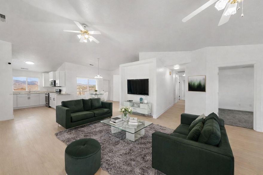 Beautifully refreshed and thoughtfully updated, this inviting home offers a smart, flexible layout featuring 3 bedrooms, 2 bathrooms, plus a versatile den and a dedicated office--ideal for remote work, hobbies, or additional living space.

The bright interior showcases new cabinetry, fresh paint, and updated flooring throughout, creating a clean, modern, move-in-ready feel. The spacious primary suite provides a relaxing retreat with a luxurious jetted tub--perfect for unwinding at the end of the day.

Additional highlights include an electric vehicle charging plug for added convenience and efficiency, as well as upgraded windows backed by a transferable lifetime warranty--providing long-term value and peace of mind. Outside, the fully fenced yard offers privacy and ample space for pets, play, or outdoor entertaining.

With practical upgrades, comfortable living spaces, and thoughtful updates throughout, this home blends style, functionality, and everyday ease in a welcoming setting.