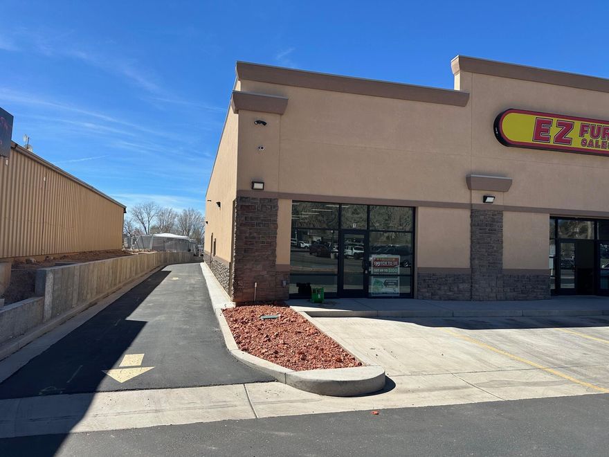 Brand new retail/restaurant space with a drive through on Main Street. Highly visible location.  Call for details.