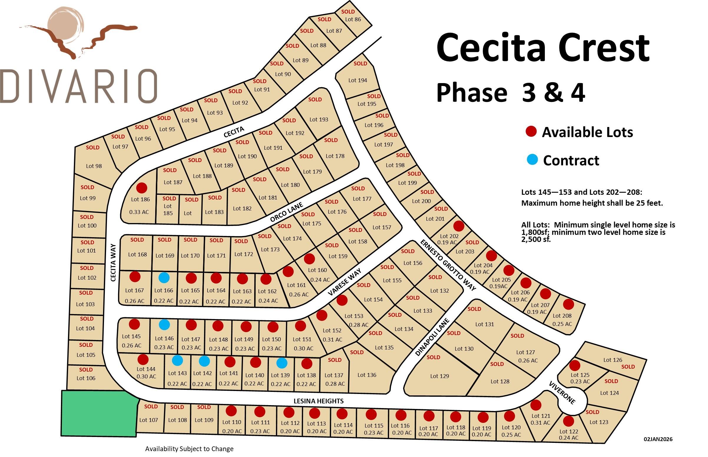 CECITA CREST AT DIVARIO - Land