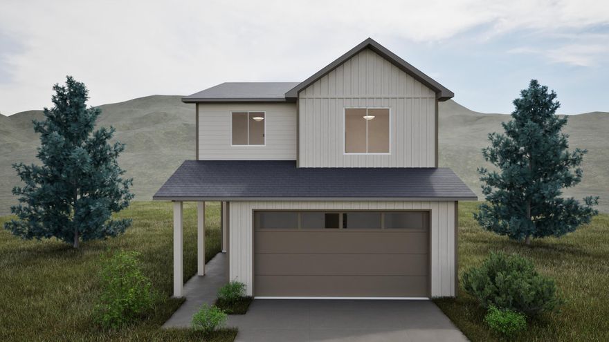 The Silverwood Plan offers 1,557 sq ft of thoughtfully designed new construction in a growing subdivision. This 3-bedroom, 2.5-bath home features an open main level with a kitchen island, and seamless flow for everyday living or entertaining. Upstairs, the primary suite includes a walk-in closet, with a loft providing flexible space for work or relaxation. A conveniently located upstairs laundry room adds everyday efficiency. Additional highlights include a 2-car attached garage and modern finishes throughout. An excellent opportunity for owner-occupants or investors seeking long-term value in an emerging area.