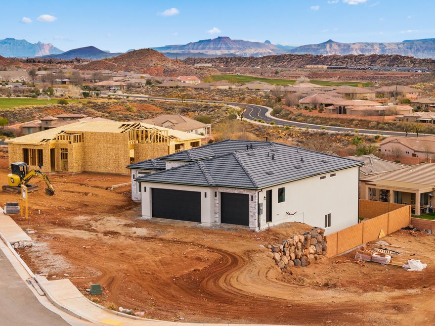 Views. Did I mention the view? From your deck, it's all sweeping scenery—plus a brand-new home ready mid to late November. Inside: 5 bedrooms with an optional 6th/2nd master suite, a huge family room, walk-out basement, and a 3-car garage with space for everything. The tucked-away neighborhood feels like your own secret hideout—only neighbors who know the maze will ever drive by, keeping it quiet and peaceful. Act now and you get to choose colors, finishes, and final touches to make it 100% yours.