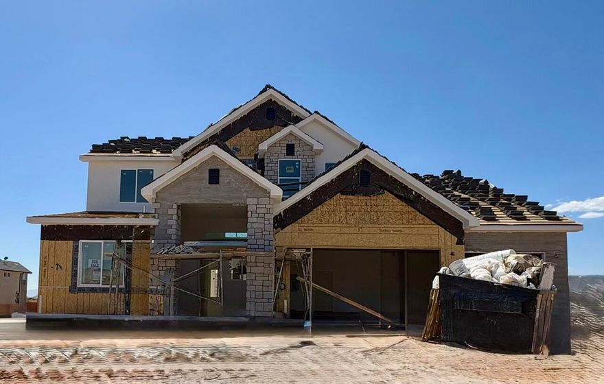 S&S Homes at Paraiso! Check out this 3,014 sq ft home with 4 bedrooms plus den or 5 bedrooms, 2nd floor family room, 2.5 baths and 3 car garage. Featuring 8' glass front door, 2 story entry, fireplace with brickstone to the ceiling, soft close cabinets throughout, pull out trash in kitchen island, granite and quartz countertops, tiled tubs and showers, satin nickel plumbing fixtures, covered front porch, front and backyard landscaping too! Come by and check out the S&S Homes' difference! Call or text to setup a time to view this home!