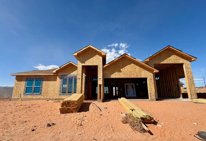 New construction home at Paraiso!  Great lot with no homes behind and views.  Beautiful colors and finishes throughout.  Front and backyard landscaping included.