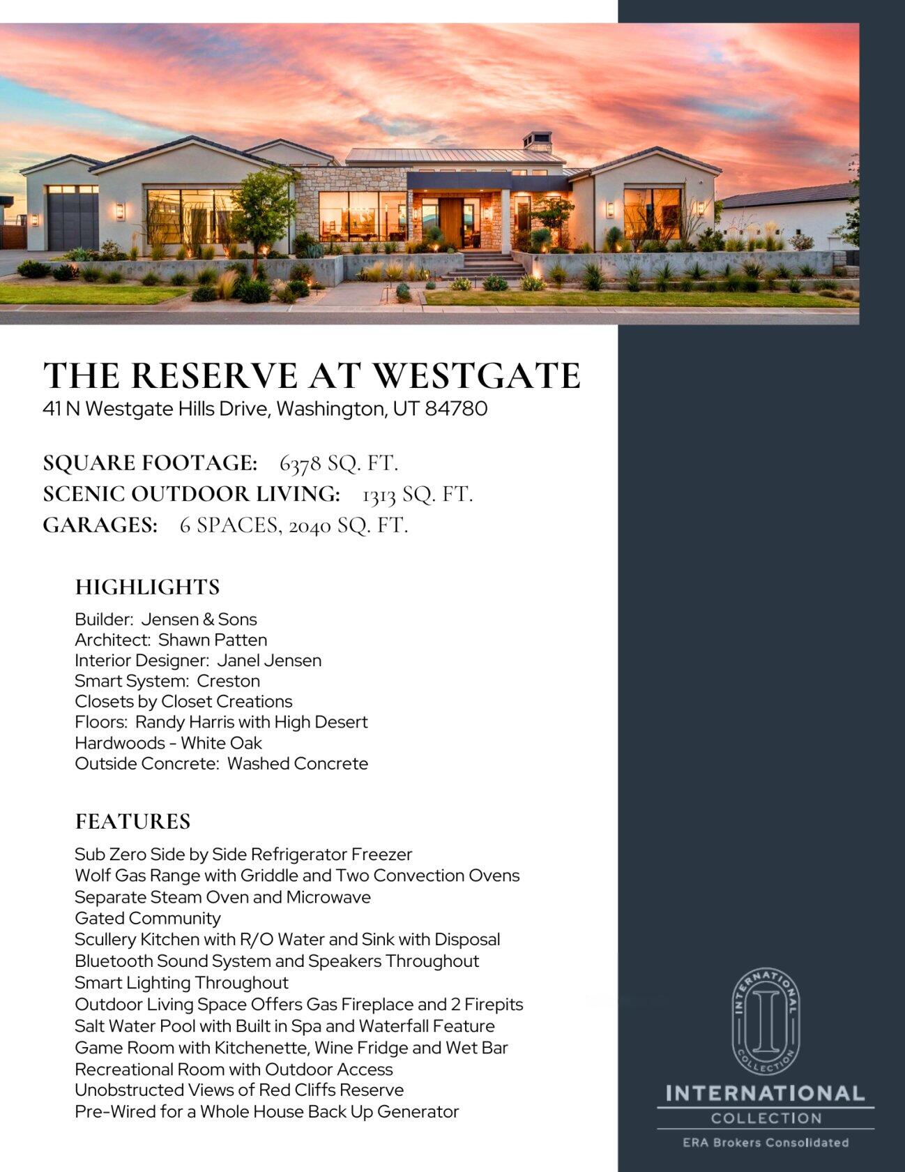 WESTGATE HILLS - Residential