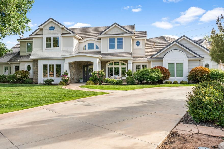 Nestled in the prestigious Old Farm neighborhood, this stunning Craftsman-style estate offers an unparalleled blend of luxury, privacy, and timeless design. A true sanctuary, this builder's own home showcases impeccable craftsmanship and thoughtful details that enhance both beauty and livability, inside and out. Situated on more than an acre of private, pristine land, this estate offers resort-style living, in a home that exudes luxury, comfort, and joy. Just imagine arriving home each day to this stunning residence, stepping through the exquisitely crafted interiors to expansive covered patios outside where a custom freeform saltwater pool and spa awaits complete with multiple sun shelves, elegant decorative lighting, and mesmerizing Luminair fountains. Your private retreat includes... ...meticulously landscaped lawns and gardens, a pickleball court, a fire pit lounge, a playground, and sprawling lawns framed by mature trees, rock walls, and wrought iron fencing. A private gate at the rear provides RV access and storage, seamlessly adorning the neighboring open space with its Mediterranean-style estate and equestrian grounds.

Inside your personal oasis the luxury living is even better with expansive main-floor living complemented by soaring vaulted and coffered ceilings, beautiful floors and windows, intricate trimwork, and inviting spaces all around in an abundance of natural light. The grand entryway leads to a formal living area and two executive offices outfitted with custom built-in desks, cabinets, and shelving. Two distinct family living rooms provide both entertainment and relaxation, while exquisite detailsincluding chair rails, wainscoting, board and batten, decorative columns, and backlit glass display shelvinginstill an atmosphere of refinement. Luxury engineered hardwood floors extend throughout the common areas, with plush high-end carpeting lending warmth to the bedrooms.

The gourmet kitchen is a masterpiece, crowned by a dramatic barrel-vaulted ceiling and outfitted with professional-grade Wolf appliances, a custom-paneled refrigerator-freezer, a stunning quartz island, and abundant cabinetry and counterspace. A formal dining area and spacious butler's pantry enhance its elegance and practicality..

The upper level offers additional private bedroom suites including one with its own entrance above the four-car garage, functioning as an Accessory Dwelling Unitideal for guests, extended family, or a personal wellness retreat. This space features a dedicated exercise room with a Tonal training system and a steam sauna.
State-of-the-art smart home technology ensures effortless convenience, including a Vivant security system, embedded Frame TVs, a hybrid Nest-controlled five-zone HVAC system, whole-home surround sound with a VSSL multi-channel music controller, double oversized water heaters with a recirculating system, a full-house soft water system, and reverse osmosis water filtration for the kitchen and pot filler. At night, a Gemstone under-eave lighting system casts a soft, customizable glow over the home.

Rarely does a property of this caliber become available in such a sought-after location. A residence of true distinction, offering privacy, elegance, and an exceptional lifestyleall within minutes of the best the area has to offer.