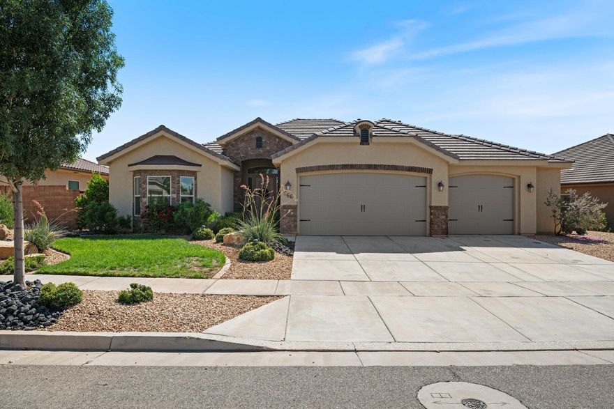 Brand new quartz kitchen countertops for this single story 2,224 sq feet gem in Washington! New fresh interior paint, new carpet, plus the primary bathroom has extra cabinetry and pullout drawers for organization and ease of function. You back up to the beauty of a desert arroyo behind for  privacy and beauty. The 3-car garage includes a 'bump out' for extra storage and a fully enclosed backyard and low HOA makes this home one you don't want to miss!