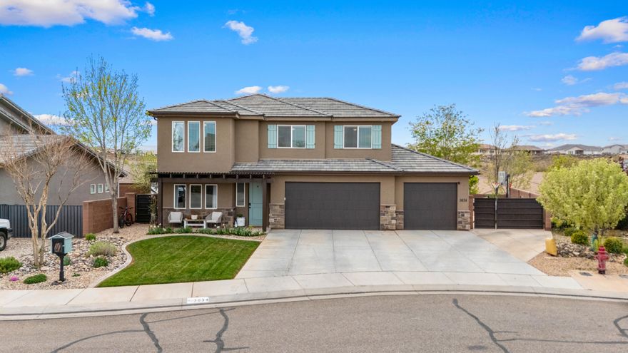 Spacious open-concept home with granite throughout, a large butler's pantry, and energy-efficient radiant barrier. Ideally positioned on a north/south-facing lot, this home offers beautiful mountain views and easy access to nearby hiking and biking trails. Enjoy a fully landscaped backyard featuring an oversized spa, an outdoor kitchen with a Traeger grill, and a tool shed. Inside, you'll find plenty of storage and an upstairs second living area perfect for a second family room and entertainment space. Complete with an epoxied garage, this home blends comfort, function, and upscale finishes.