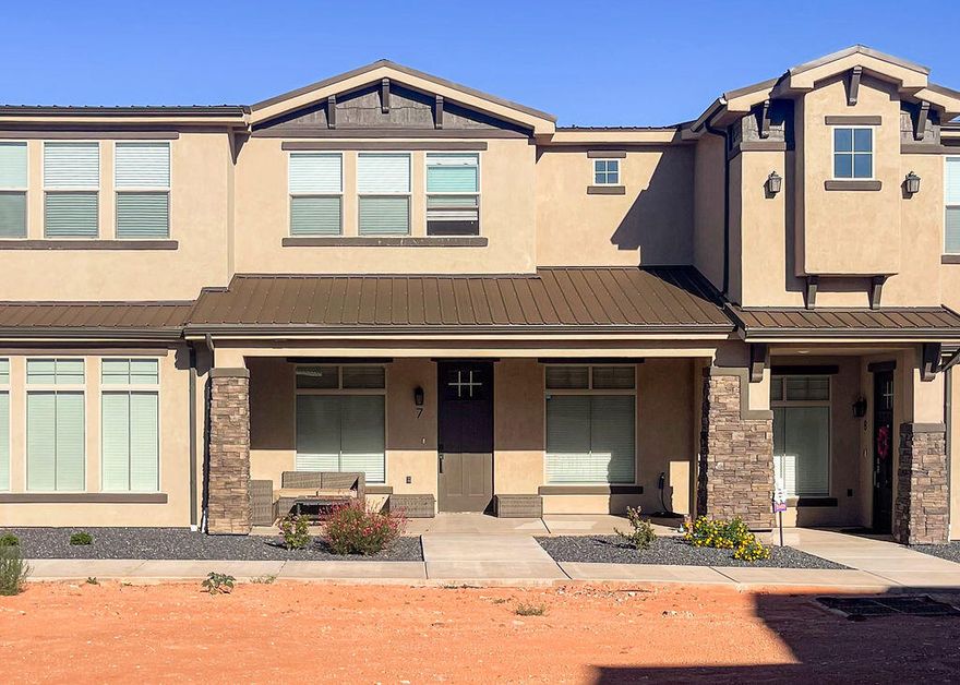 100% financing is available through the USDA Rural Housing Loan Program and the seller is offering $5,000 LENDER CREDIT TO BUYER! This home is an upgraded town home completed in June 2022. Upgrades include front entry covered patio, granite countertops, under cabinet kitchen lighting, tile kitchen backsplash, 8 foot doors and high ceilings, stainless steel appliances and sliding barn door on laundry. Upstairs bonus room and extra wide garage and swimming pool coming soon! Information deemed reliable, buyer to verify all information including utilities, rental restrictions, HOA information and deed restrictions if applicable.