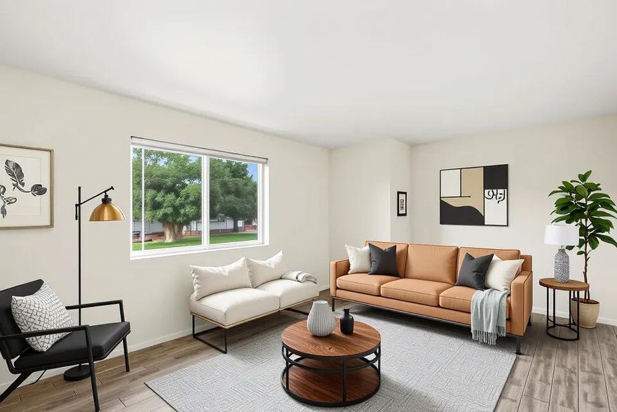 NEWLY REMODELED! Located in the heart of Cedar City, this 1767sqft split level home offers 3 bedrooms and 2 full bathrooms. Upstairs you will find an open living room, brand new kitchen with backsplash to come, 2 bedrooms and 1 full bathroom. Downstairs holds the 3rd bedroom, 1 full bathroom and a family room all with newly replaced flooring! Made for families with children, this home is down the street from the local high school, across the street from the elementary school and preschool with visibility to keep an eye on your kids. With room to roam, the house sits on .17acres with a fenced backyard, perfect for hosting family gatherings, planting trees or starting a garden.